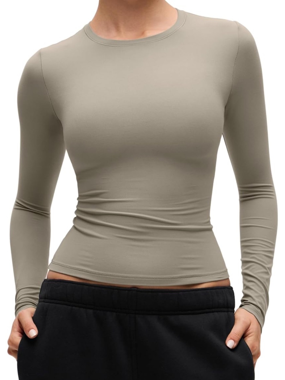 CRZ YOGA softembrace crewneck long sleeve